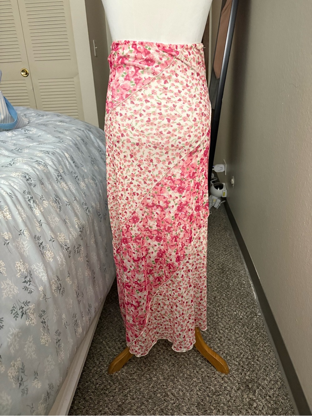 Altar’d State Pink Floral Maxi Skirt - Picture 2 of 6